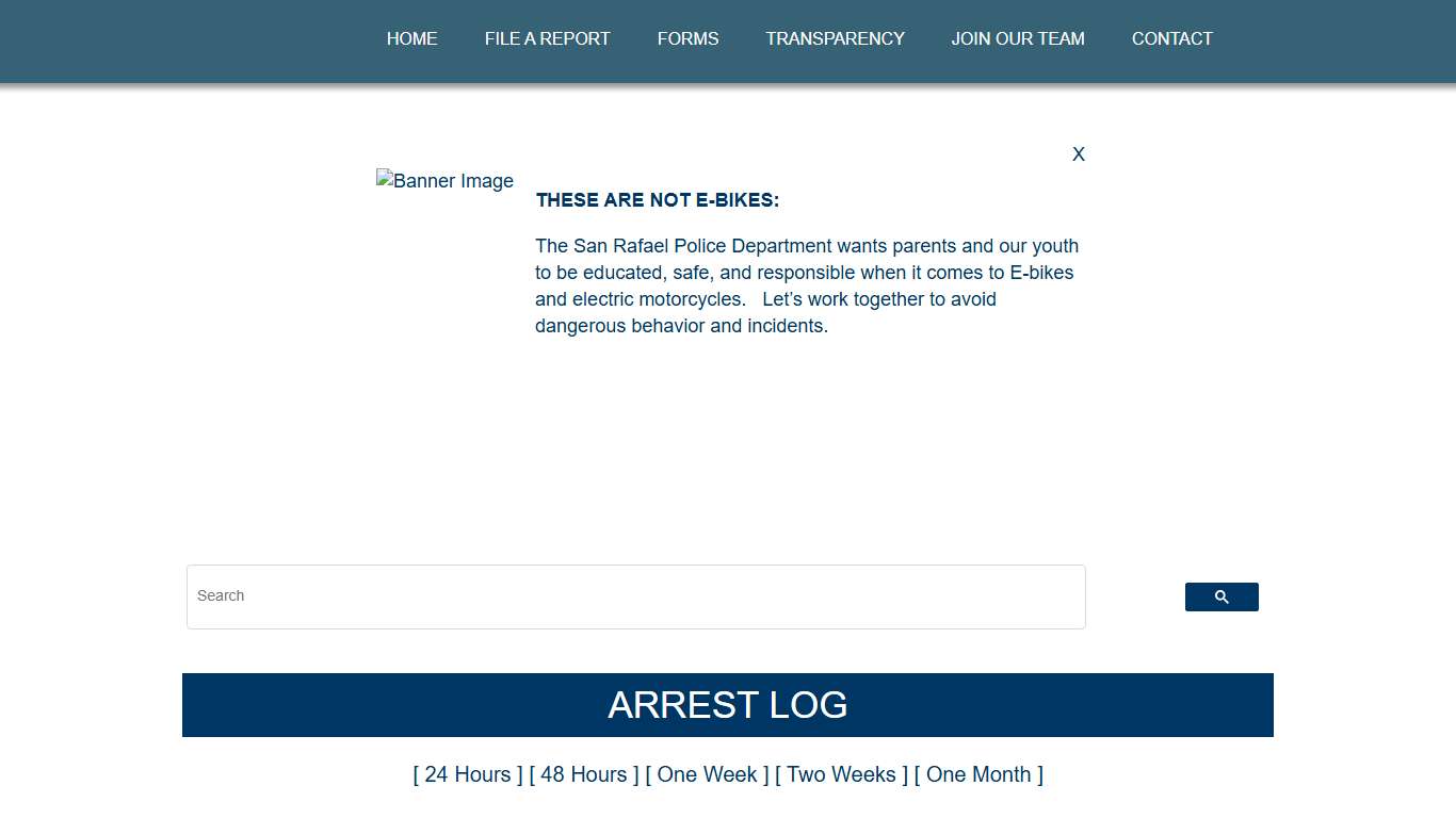 Arrest Log